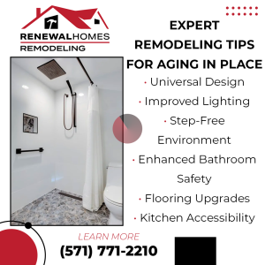Home accessibility tips for renovating a home for the elderly.